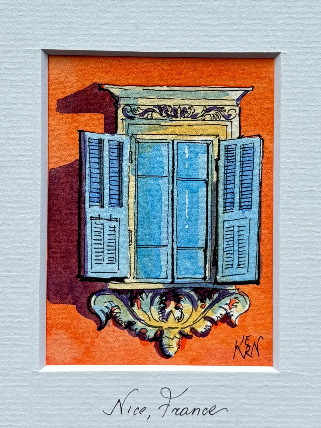 Originalminiatur „Fenster zum Hafen“