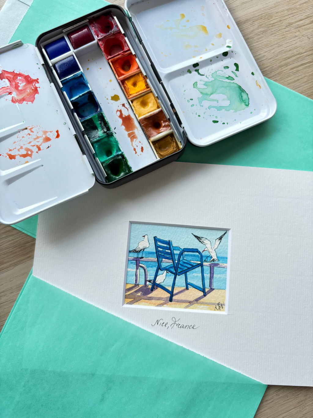 Miniatura originale "Sedia blu"
