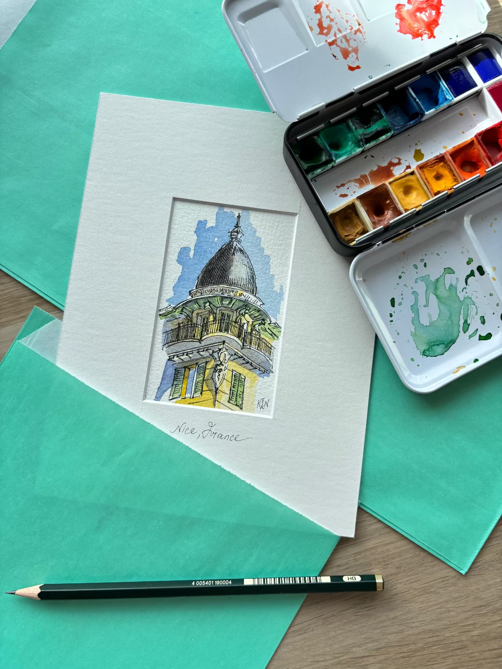 Originalminiatur „Place Saint-François Nizza“