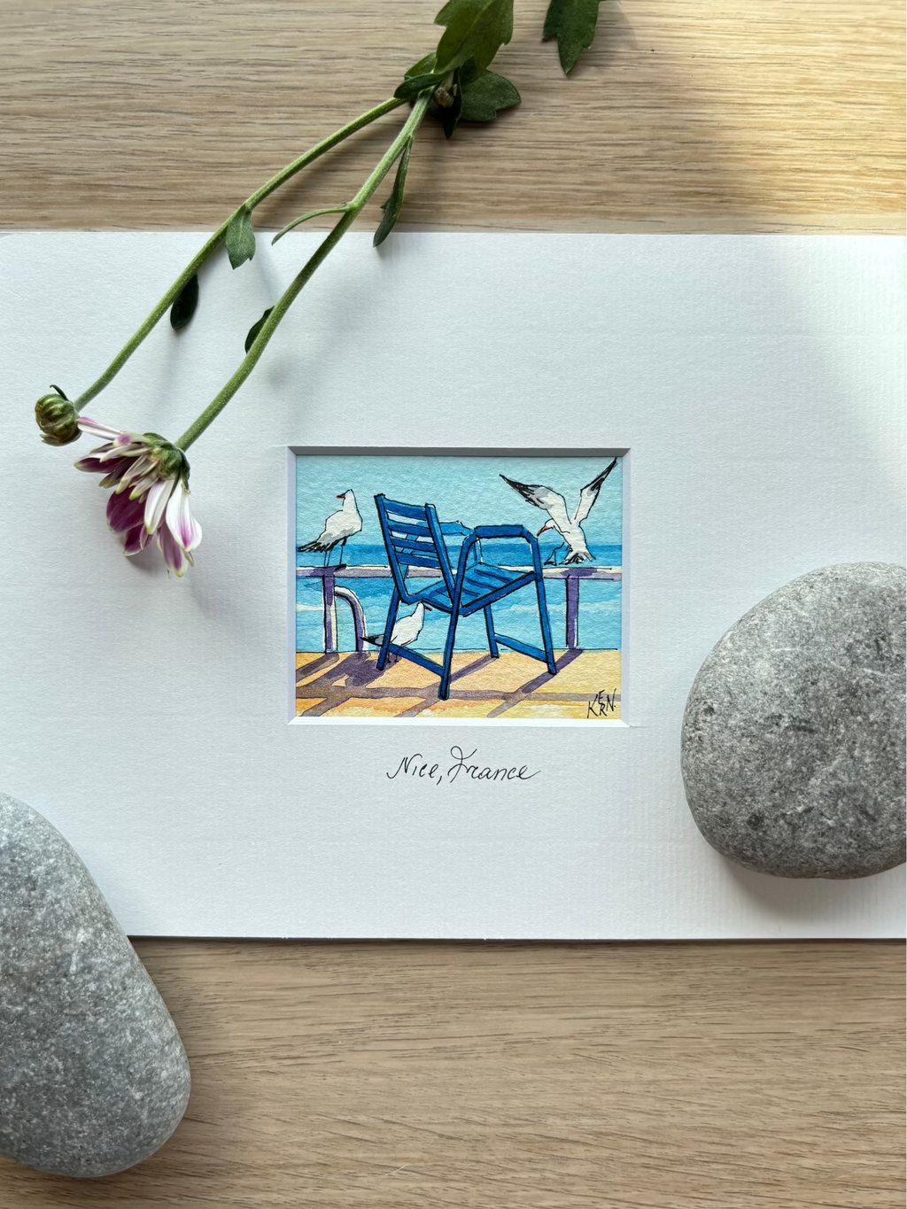 Miniatura originale "Sedia blu"