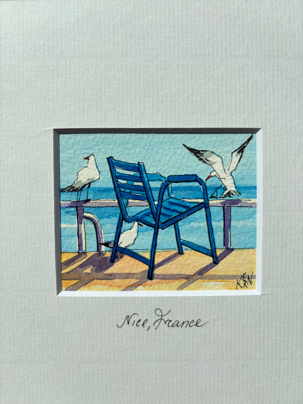 Miniatura originale "Sedia blu"