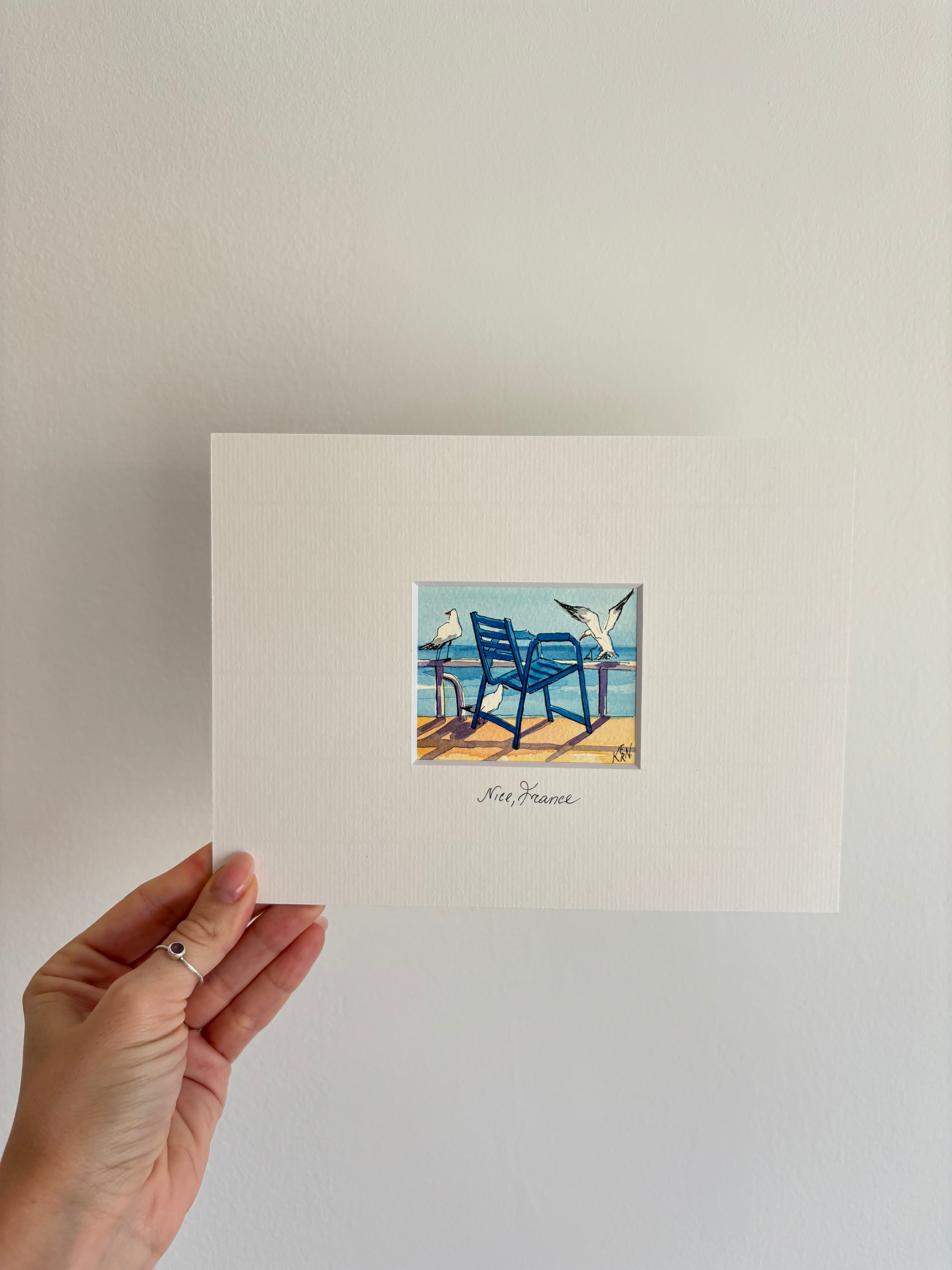 Miniatura originale "Sedia blu"