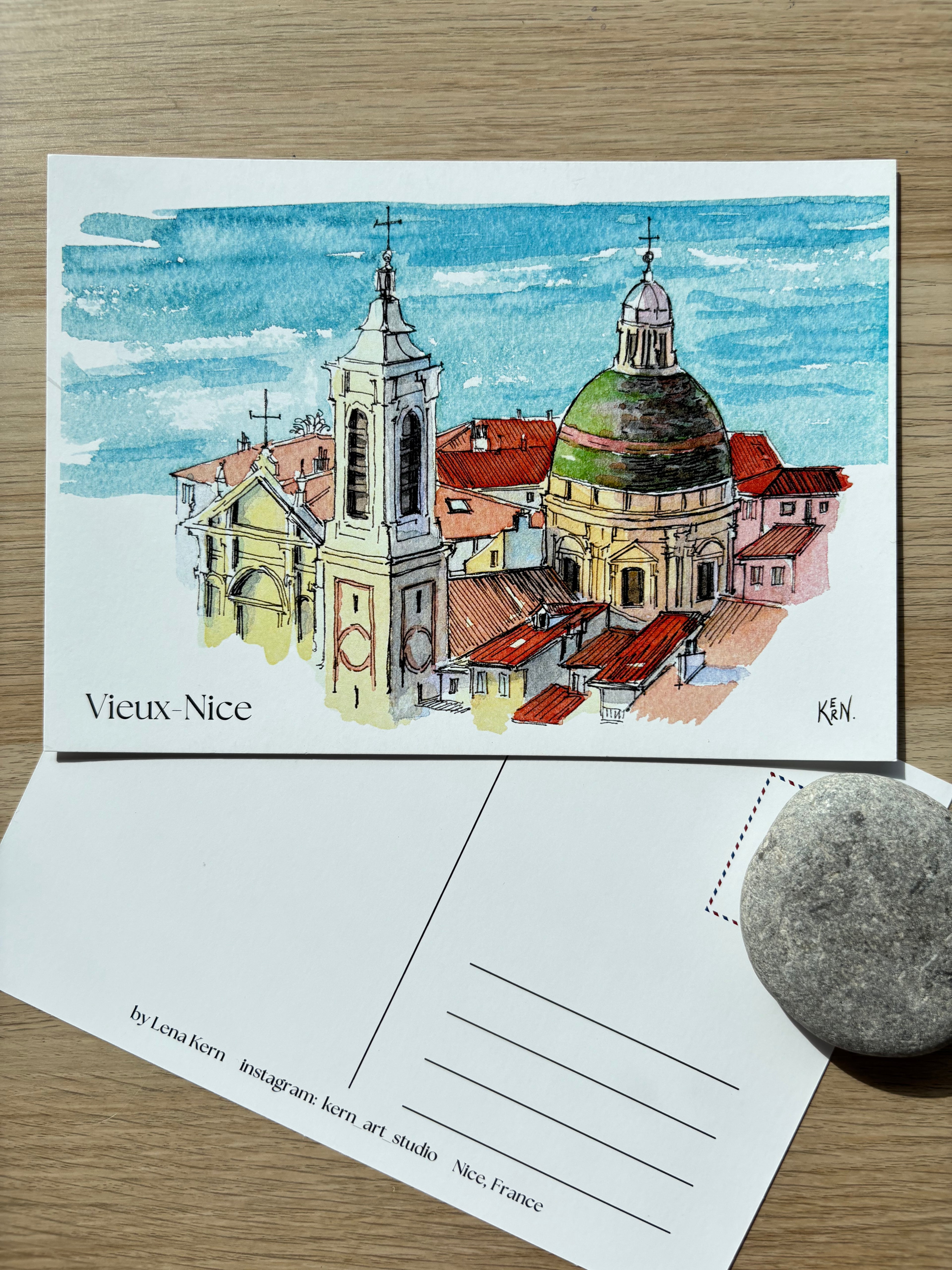 A5 Postcard "Sainte-Réparate Cathedral"