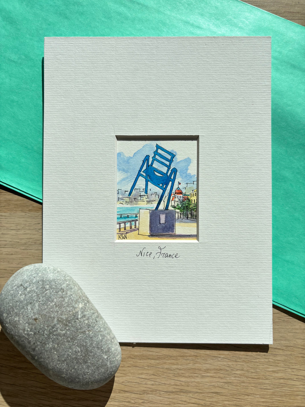 Originalminiatur „Blauer Stuhl“