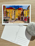 Postkarte A6 „Place Saint-François“