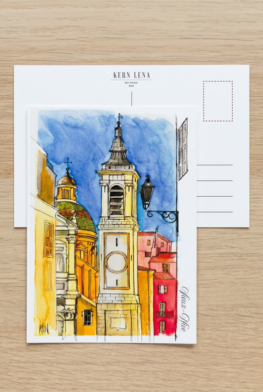 Postkarte A6 „Altes Nizza“
