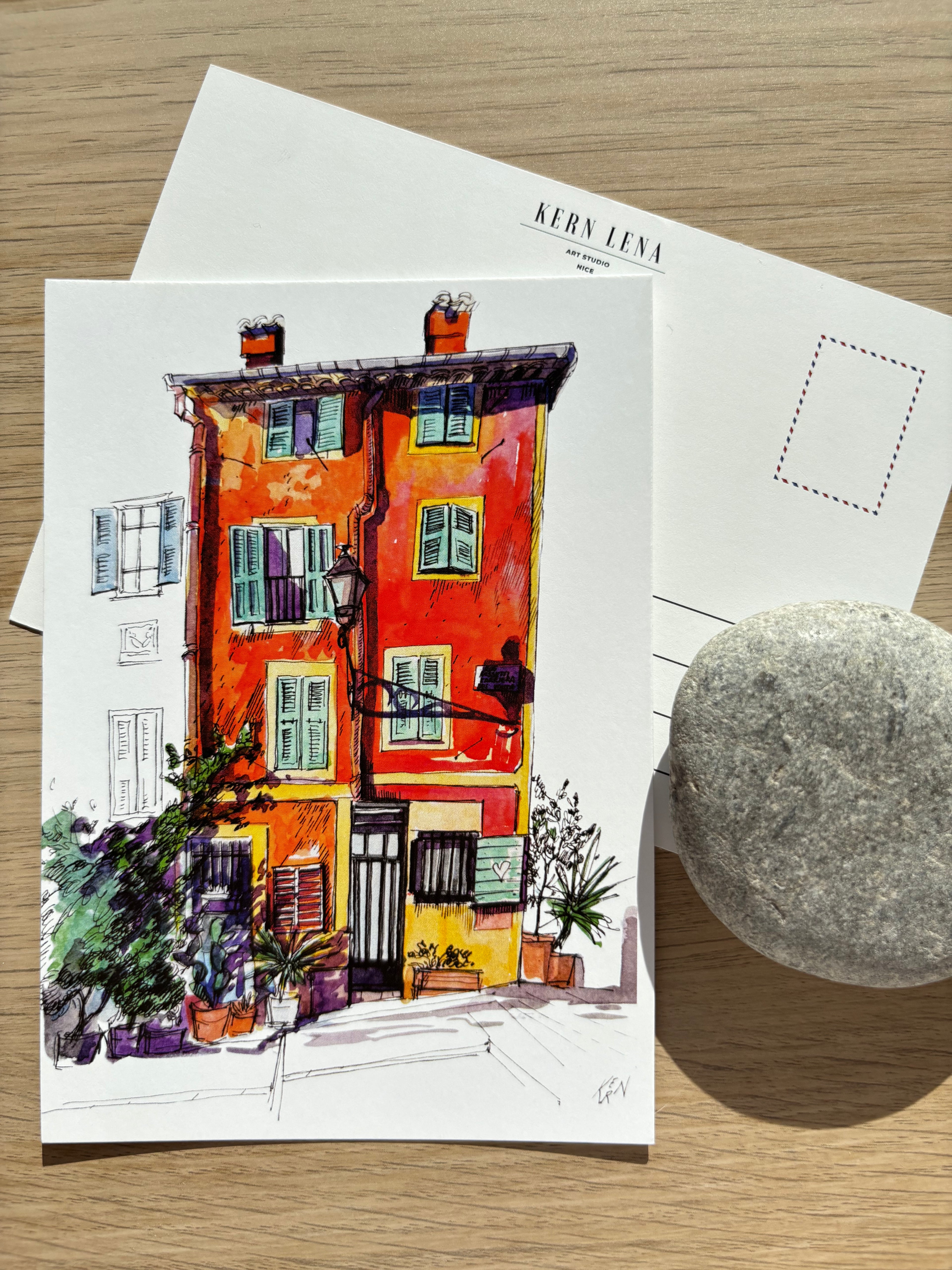 Postkarte A6 „Alt-Nizza“