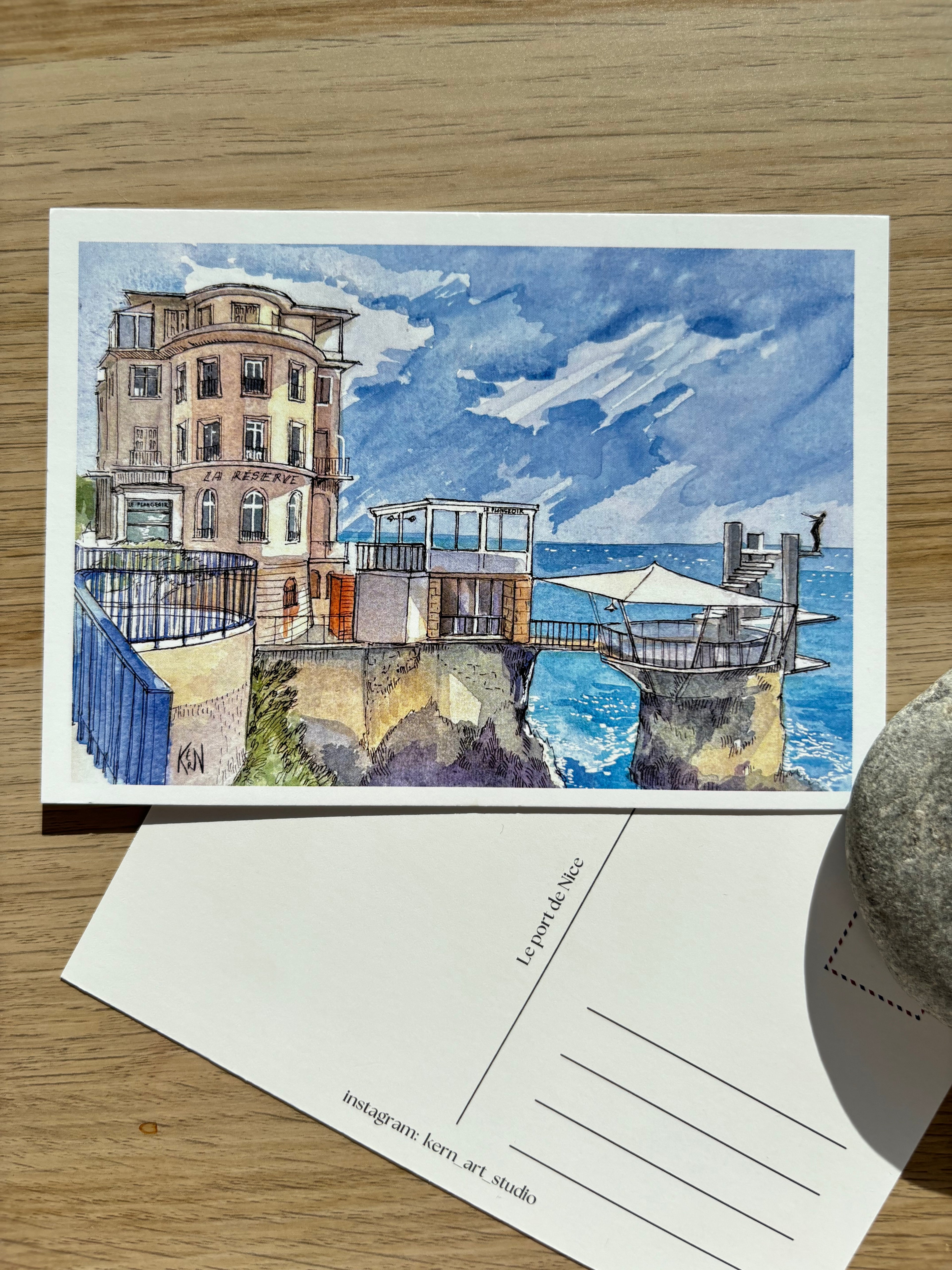 Postkarte A6 „Le Plongeoir“