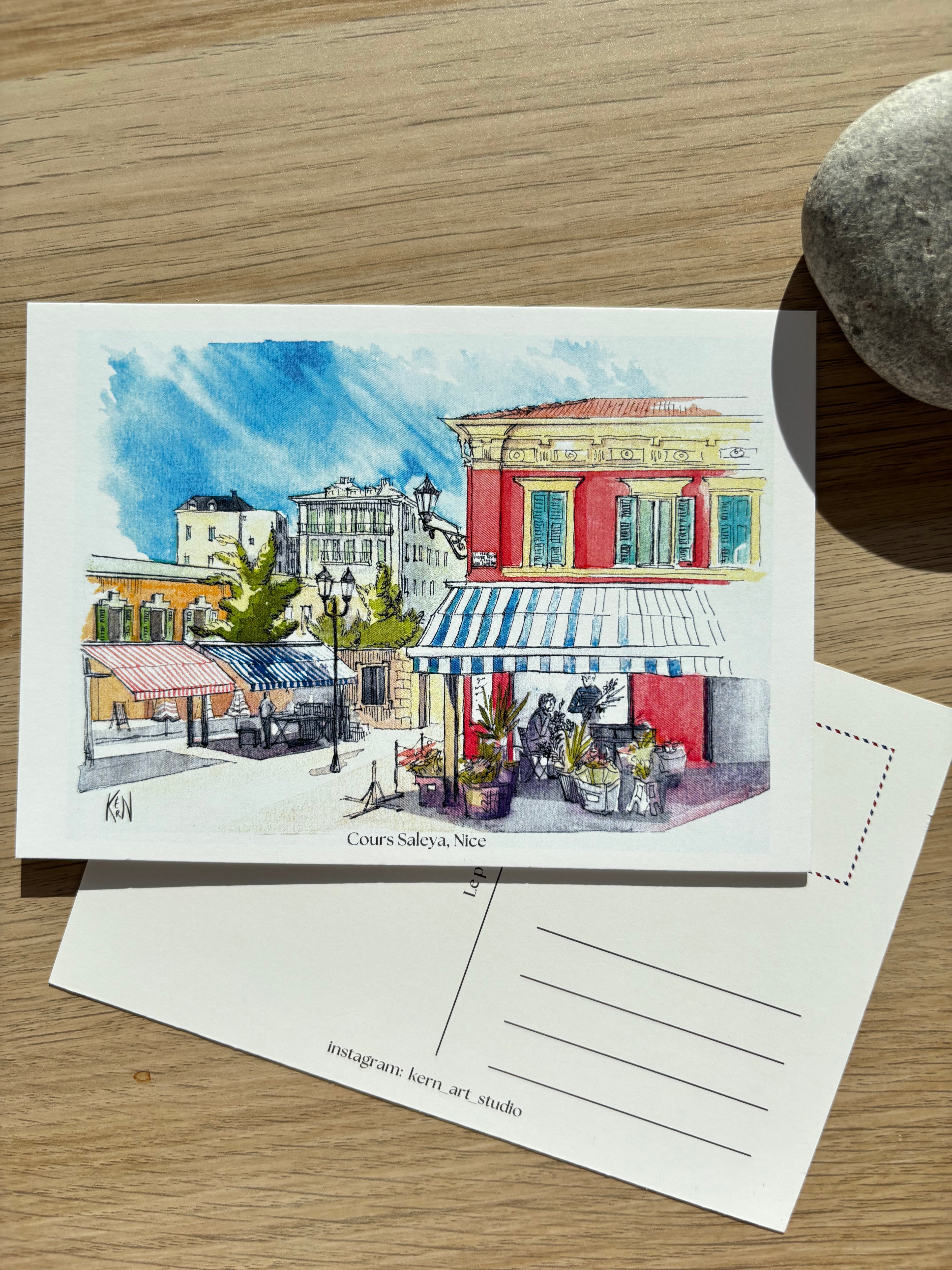 A6 Postcard "Cours Saleya"