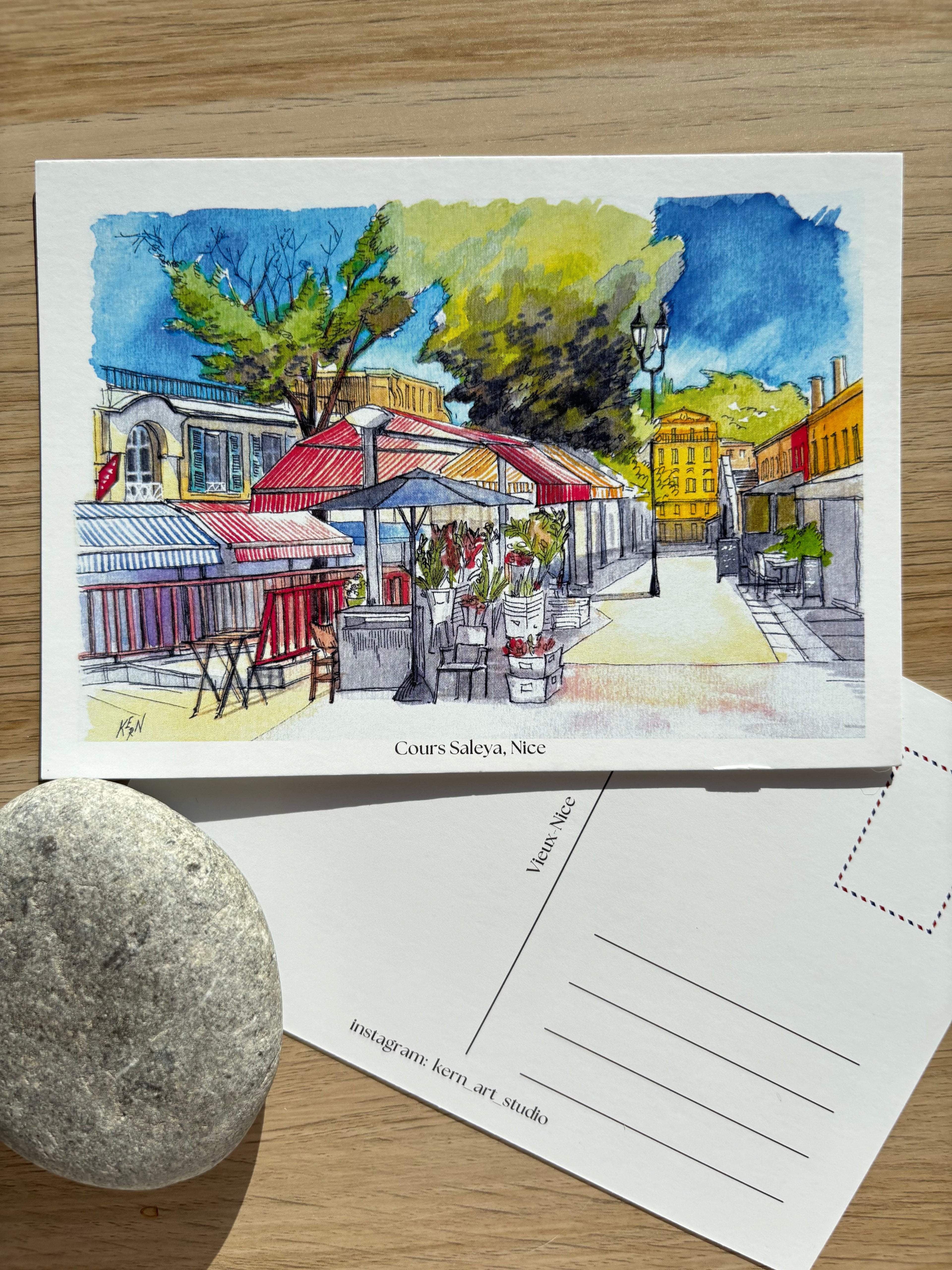 A6 Postcard "Cours Saleya"