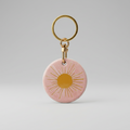 Médaillon de collection en porcelaine Rose (5 cm)