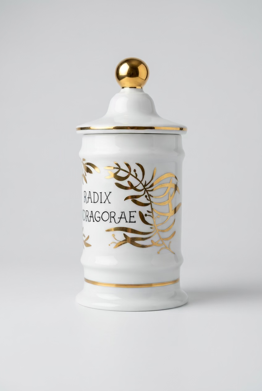 Pot d'apothicaire «Radix Mandragoræ» 21 cm