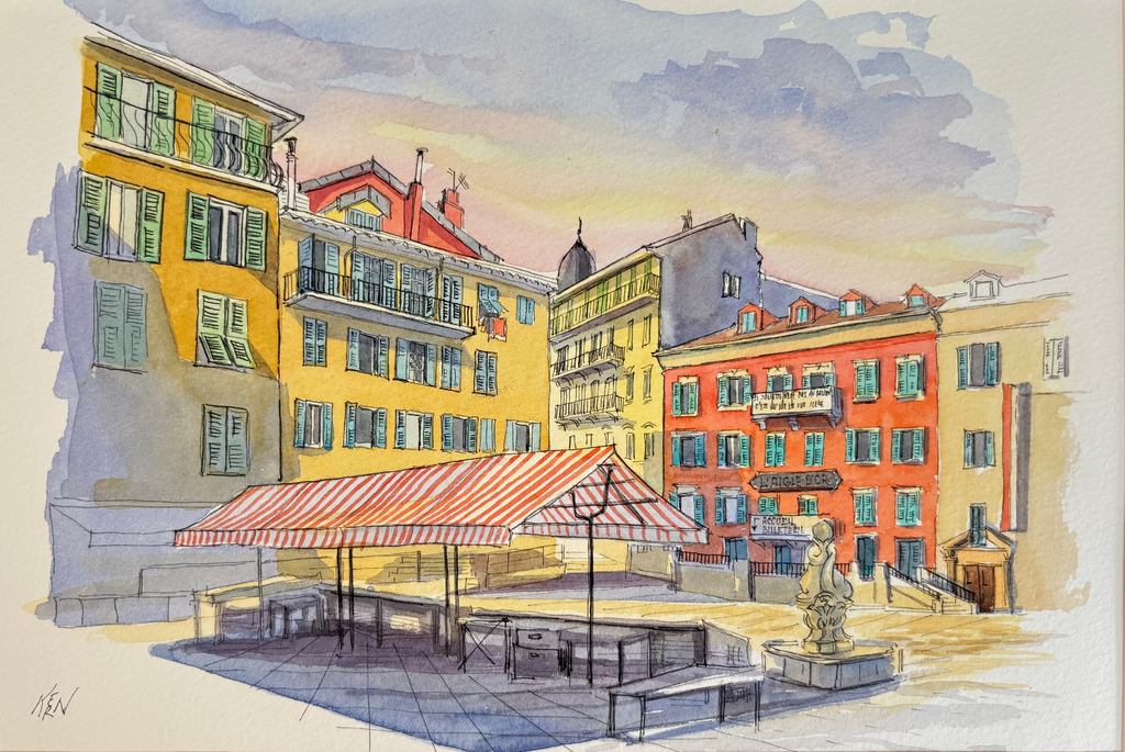 Nice aquarelle Kern