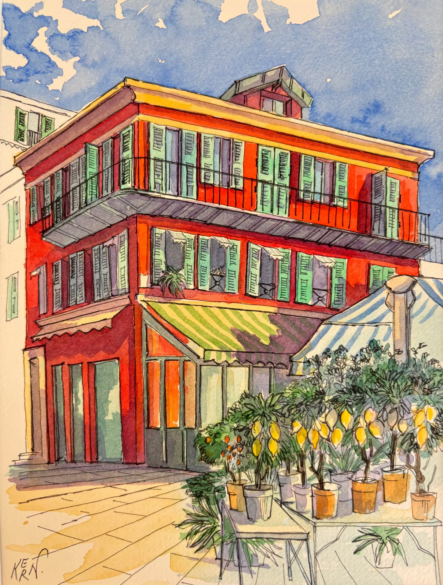 Aquarelle Kern Lena